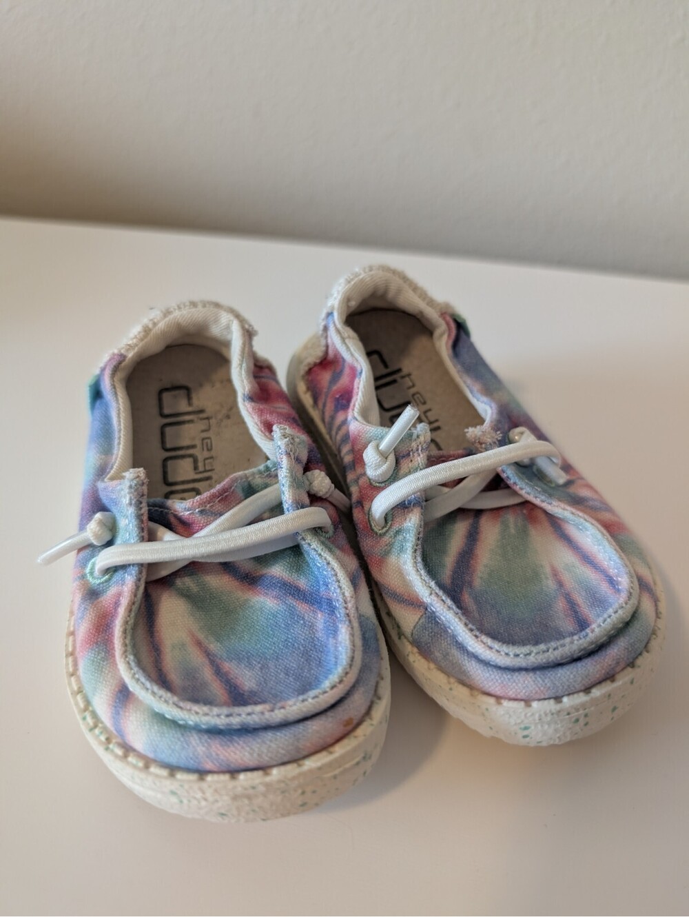 Hey Dudes Toddler Size 5c Tie Dye Comfort Slip On Shoes